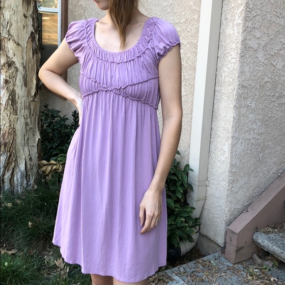 Lilac Max Studio Dress With Ruffles - Picture 3 of 6